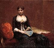 Henri Fantin-Latour Portrait of Madame Leoon Maitre oil painting